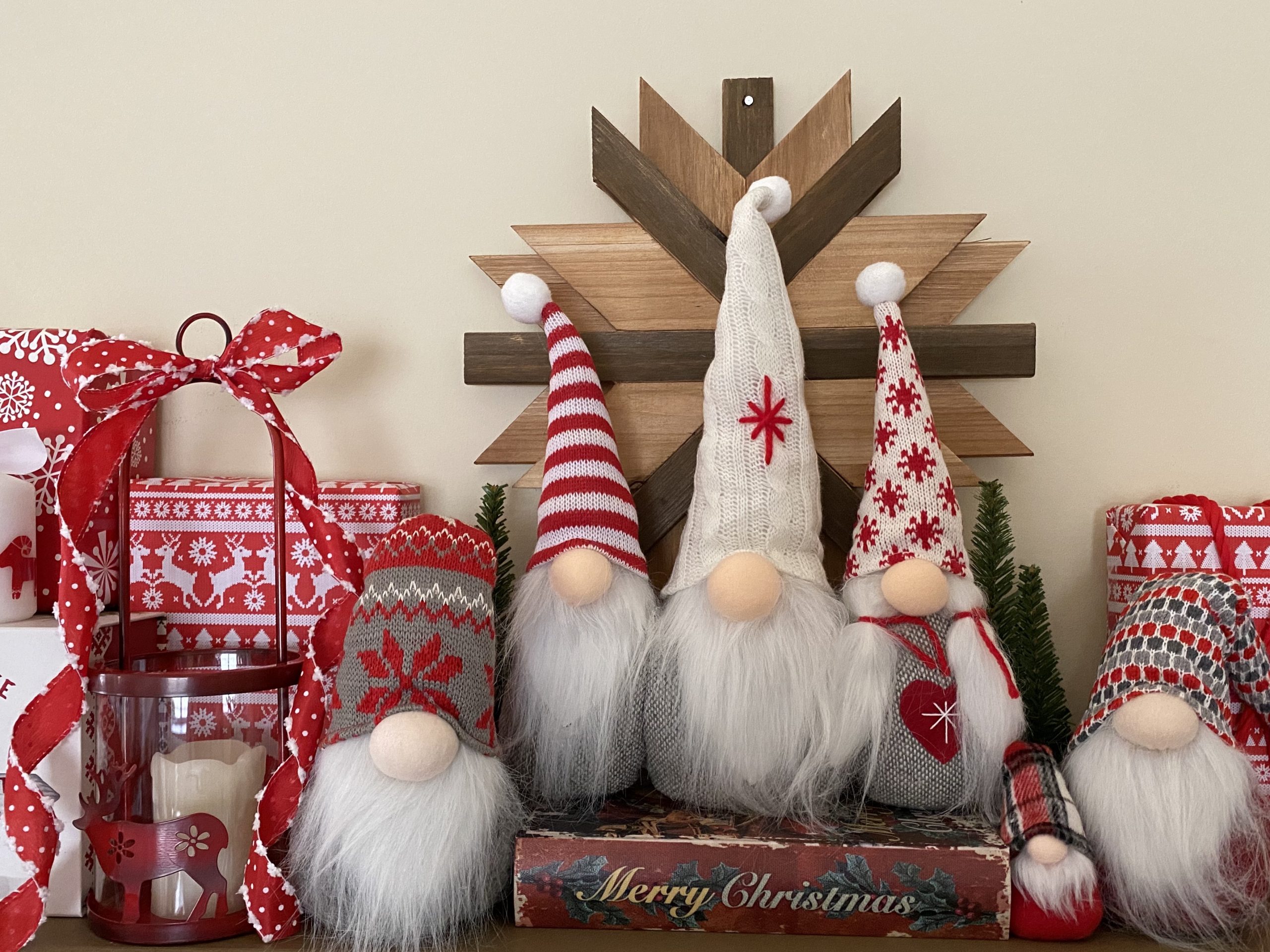 Gnome Christmas Decorations - Christmas Decorations Indoor Home Decor,  Christmas Table Decorations, Great Gnome Christmas Decorations with Tree  for