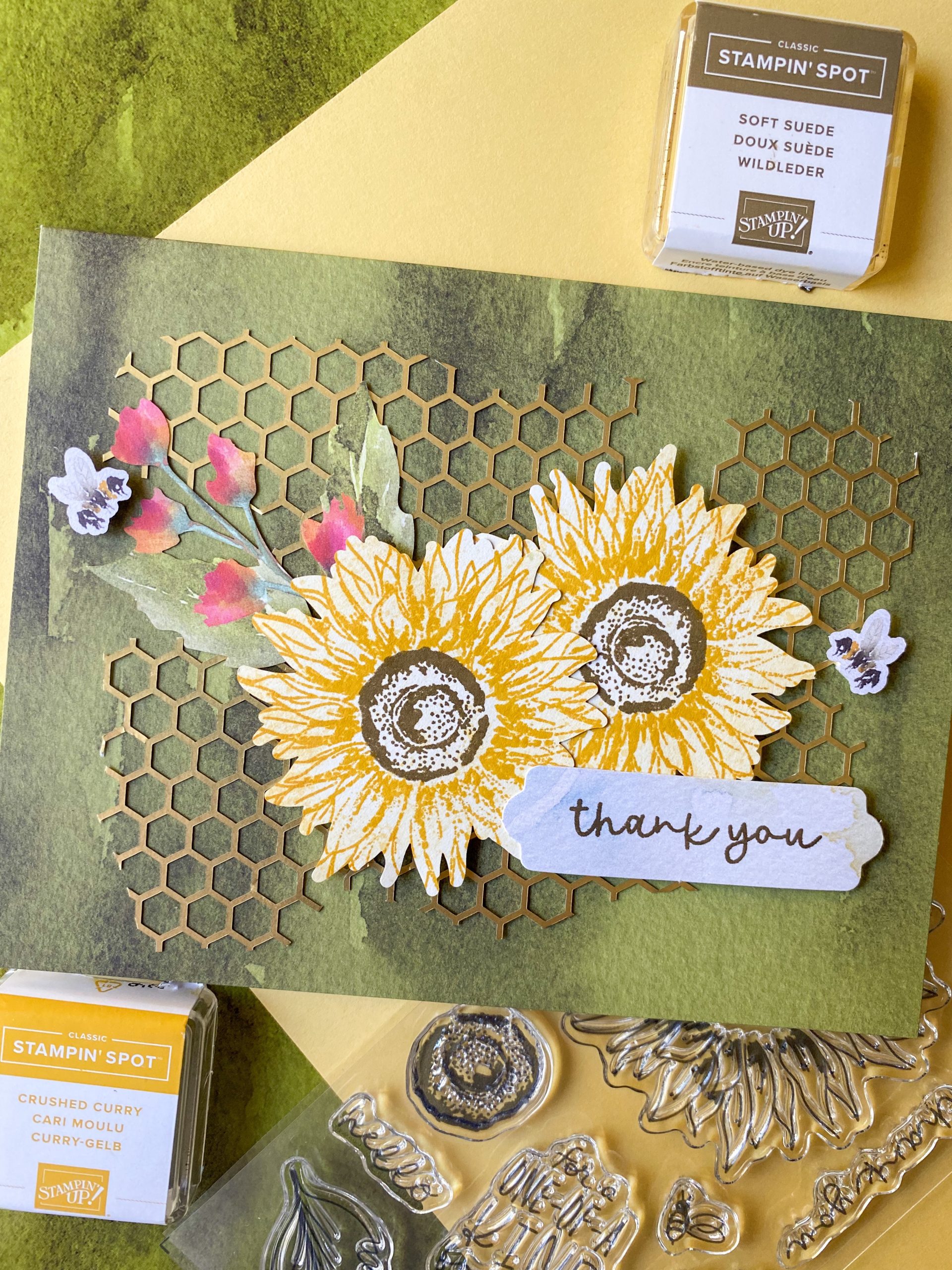 Thank You Sunflowers Card – Gnome Decor